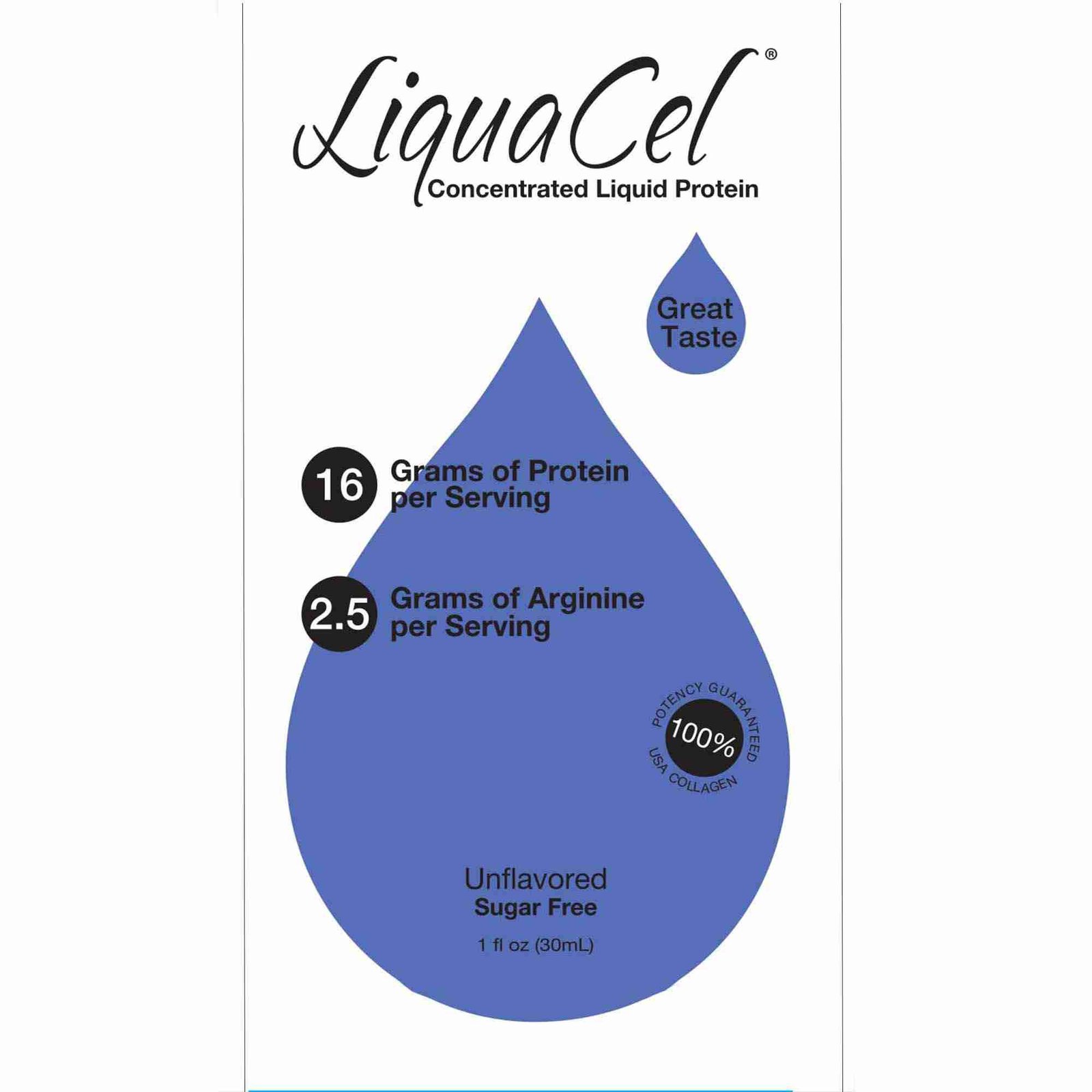 LiquaCel® Oral Protein Supplement, 1 oz. Individual Packet Jeritek LLC