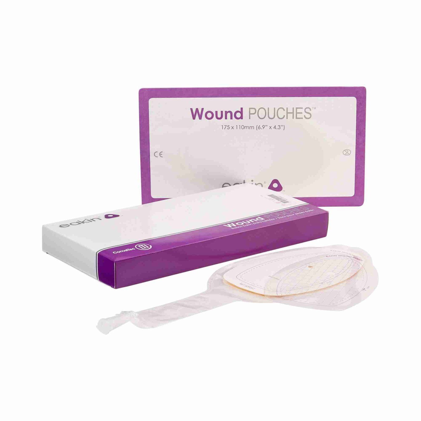 ConvaTec Eakin Fistula and Wound Drainage Pouch, 4-3/10