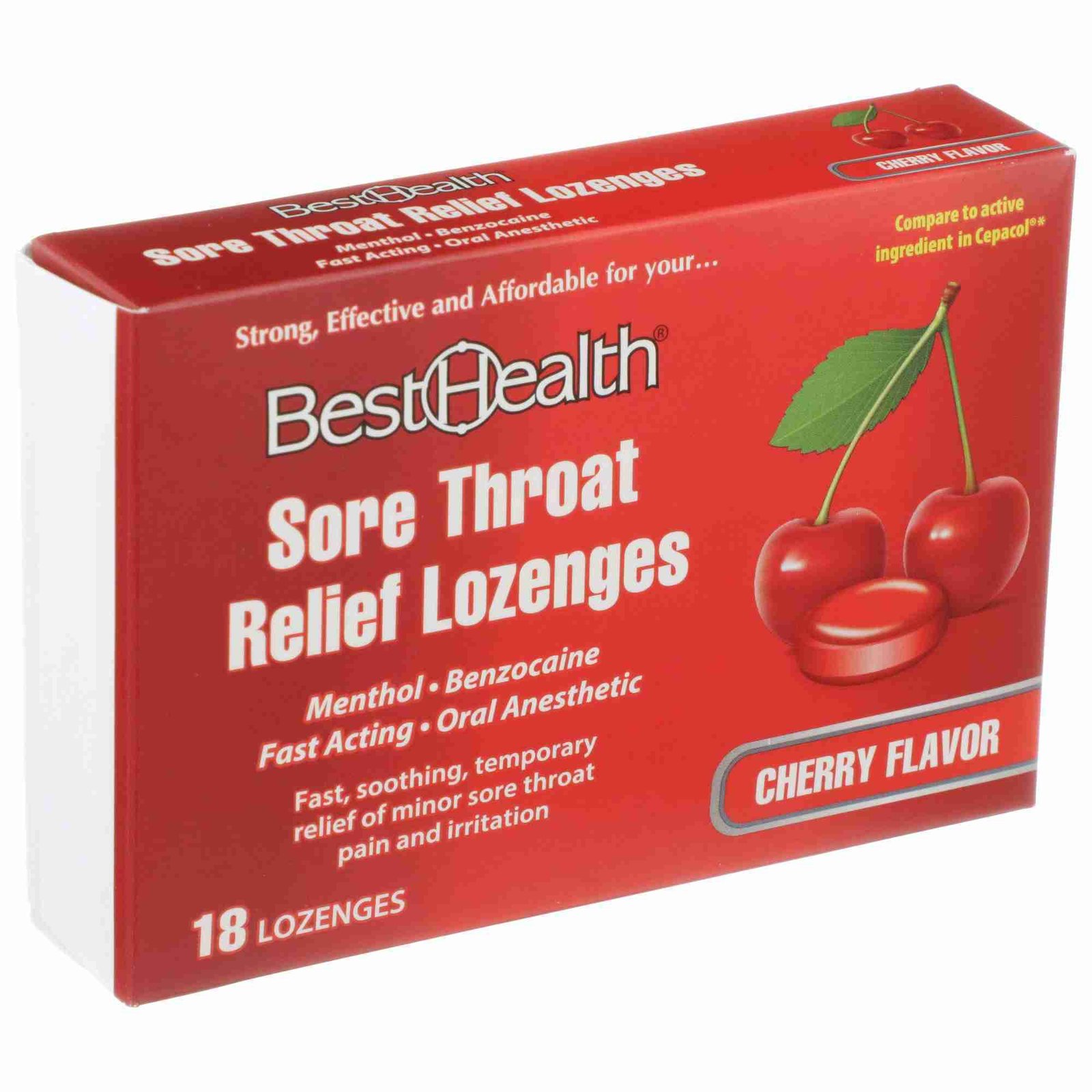 Best Health® Benzocaine / Menthol Sore Throat Relief - Jeritek LLC