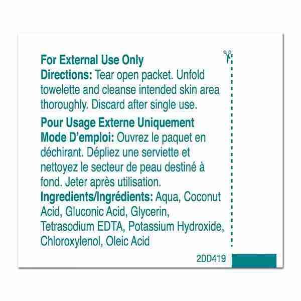 PDI® Scented Castile Soap Towelettes, Individual Packet