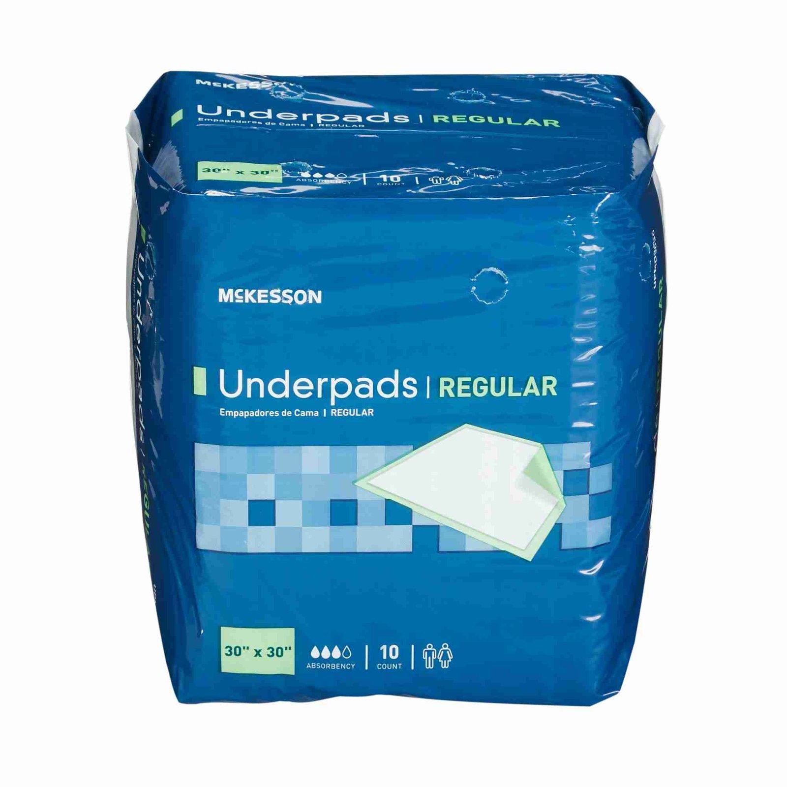 McKesson Super Moderate Absorbency Underpad, 30 x 30 Inch