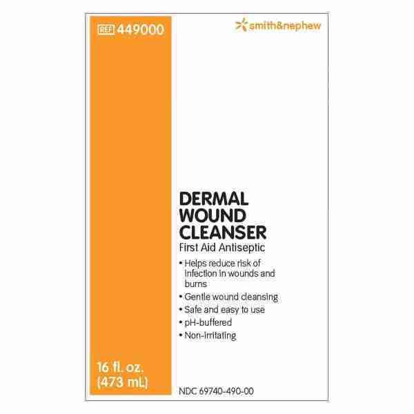 Dermal Wound General Purpose Wound Cleanser, 16 oz. Spray Bottle