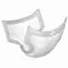 Simplicity Incontinence Contoured Liner, Polymer Core, One Size Fits Most Adults, Unisex, Disposable, 12 X 21 Inch Moderate Absorbency